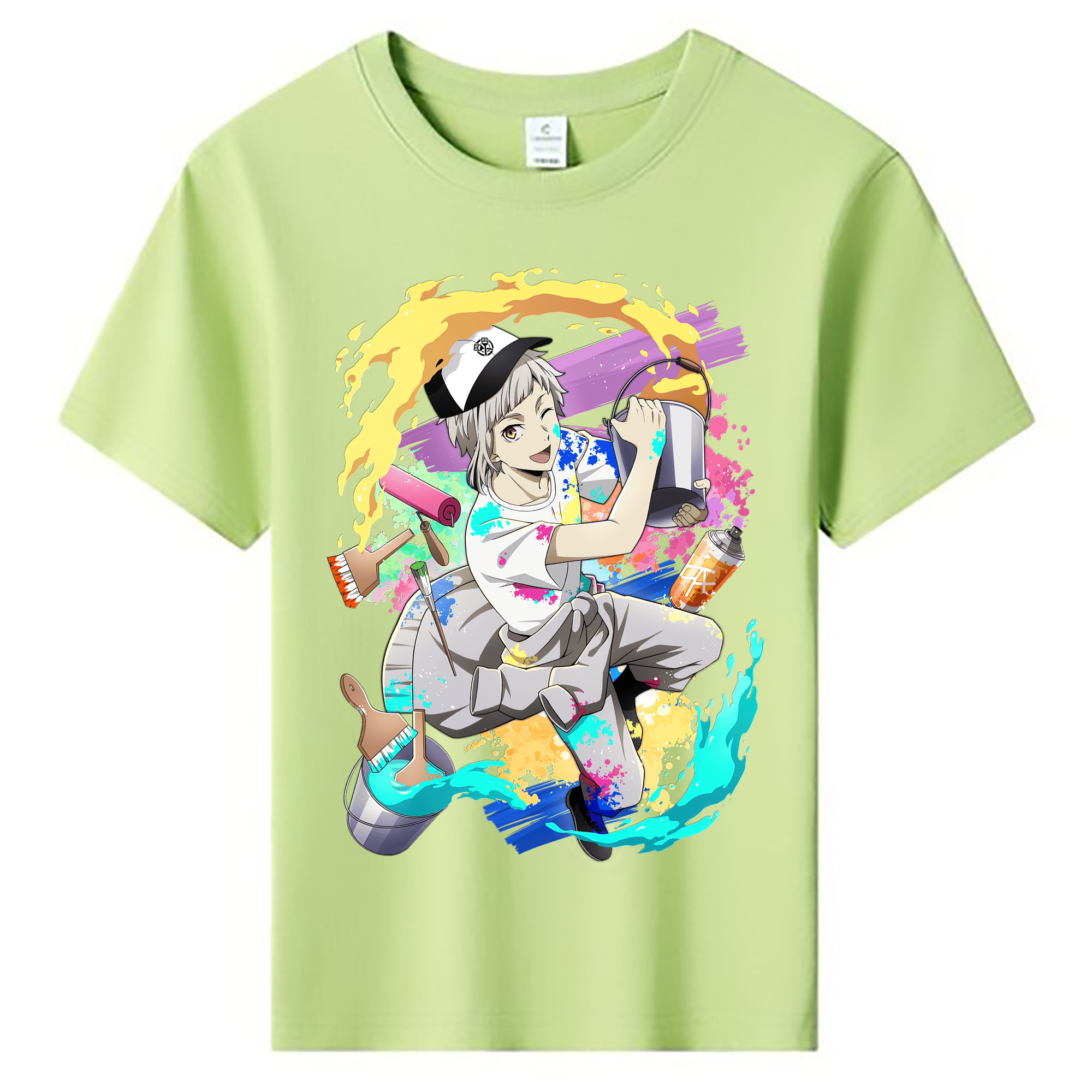 （画像用） 文豪ストレイドッグス Bungo Stray Dogs 綿100％キッズTシャツ（フロントプリント）